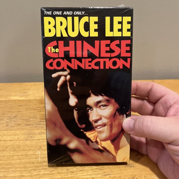 Vintage VHS The Chinese Connection BIG BOX Bruce Lee 1993 Edition Factory Sealed